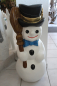 Preview: Schneemann mit Hut und Besen *SELBSTABHOLUNG*